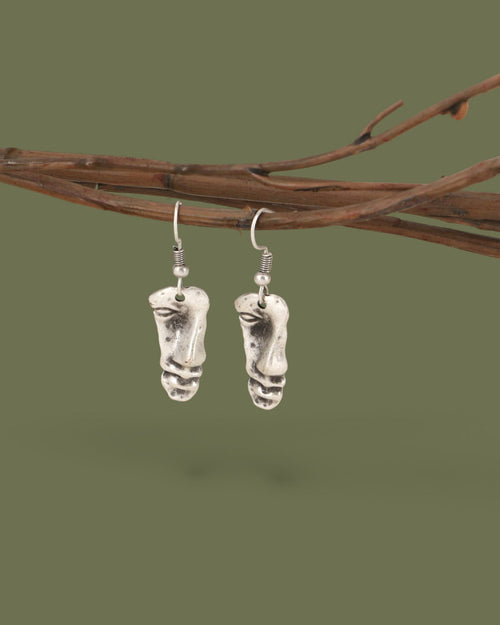 Abstract Face Dangle Earrings