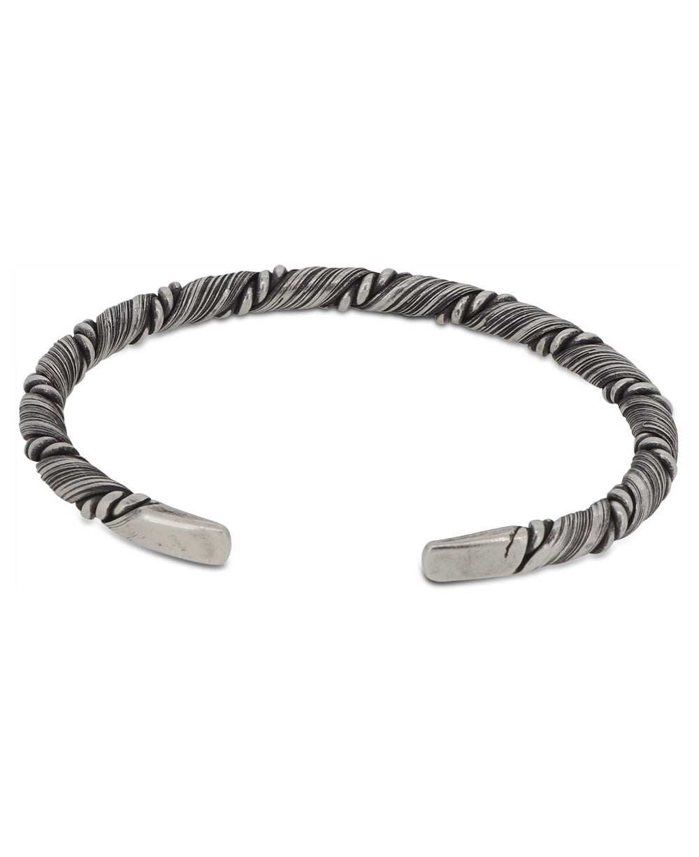 Twist Cuff in Sterling Silver