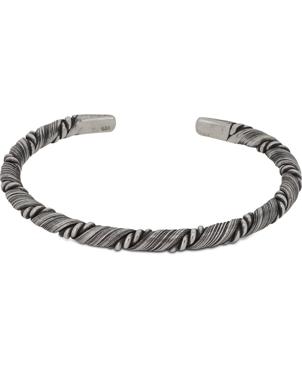 Twist Cuff in Sterling Silver