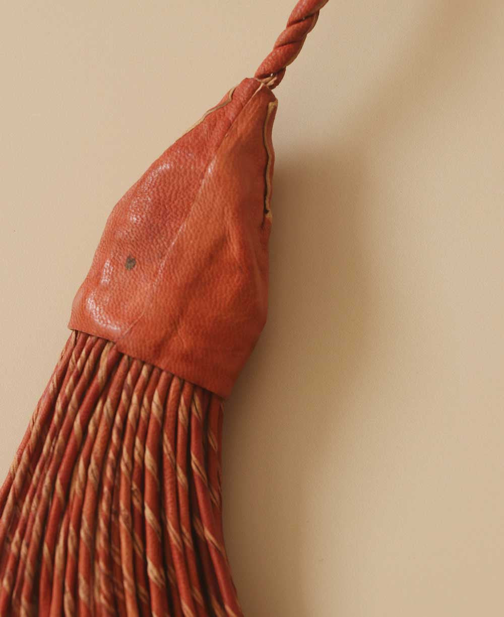 Terracotta Multistrand Cord Collar Necklace