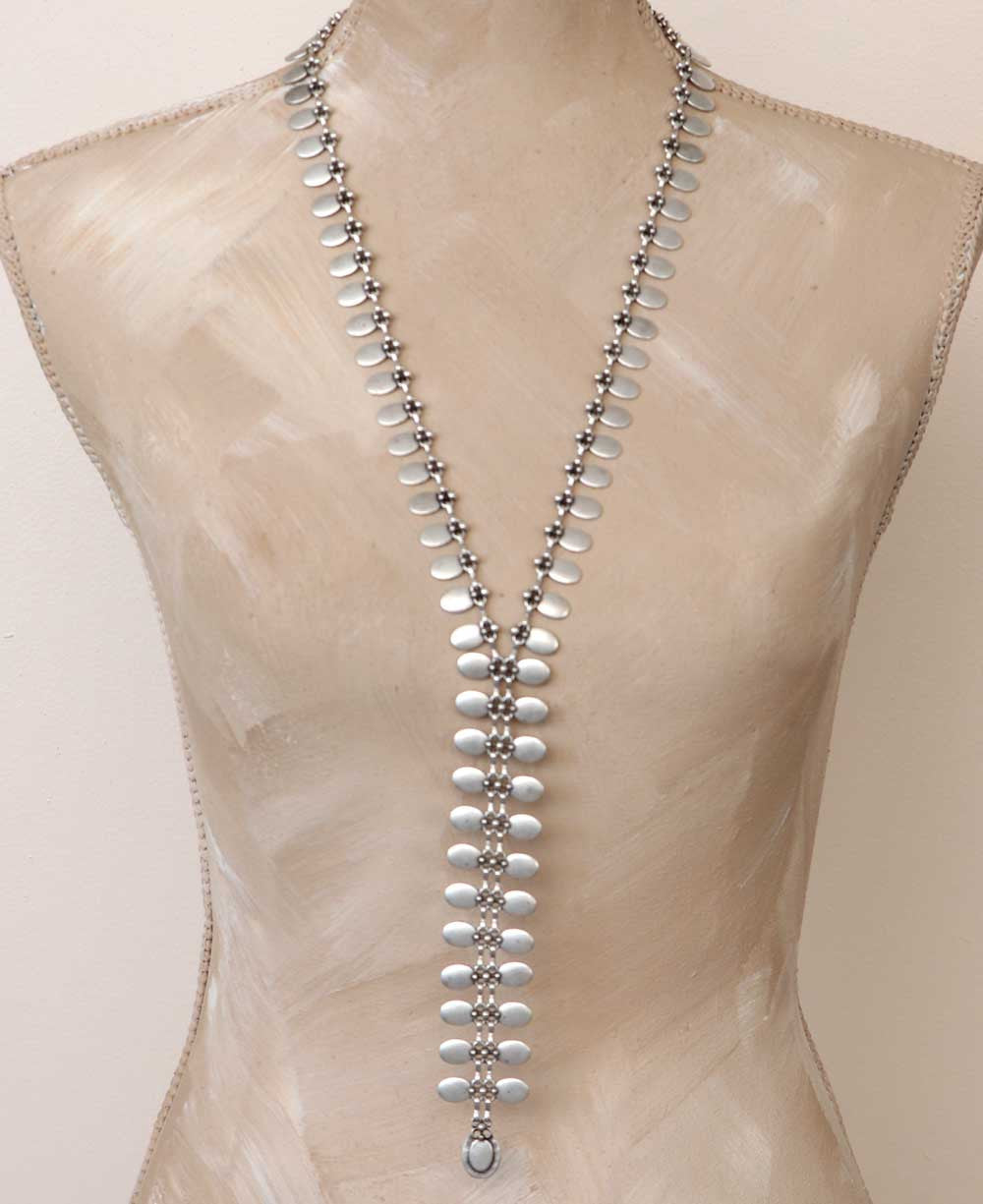 Cascading Tab Y-Necklace
