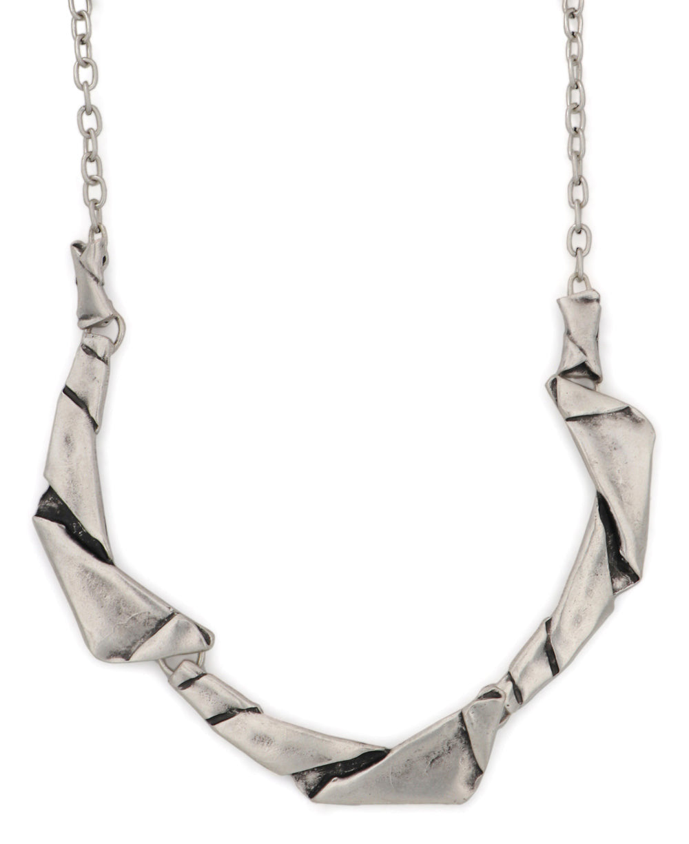 Paper-Fold Collar Necklace