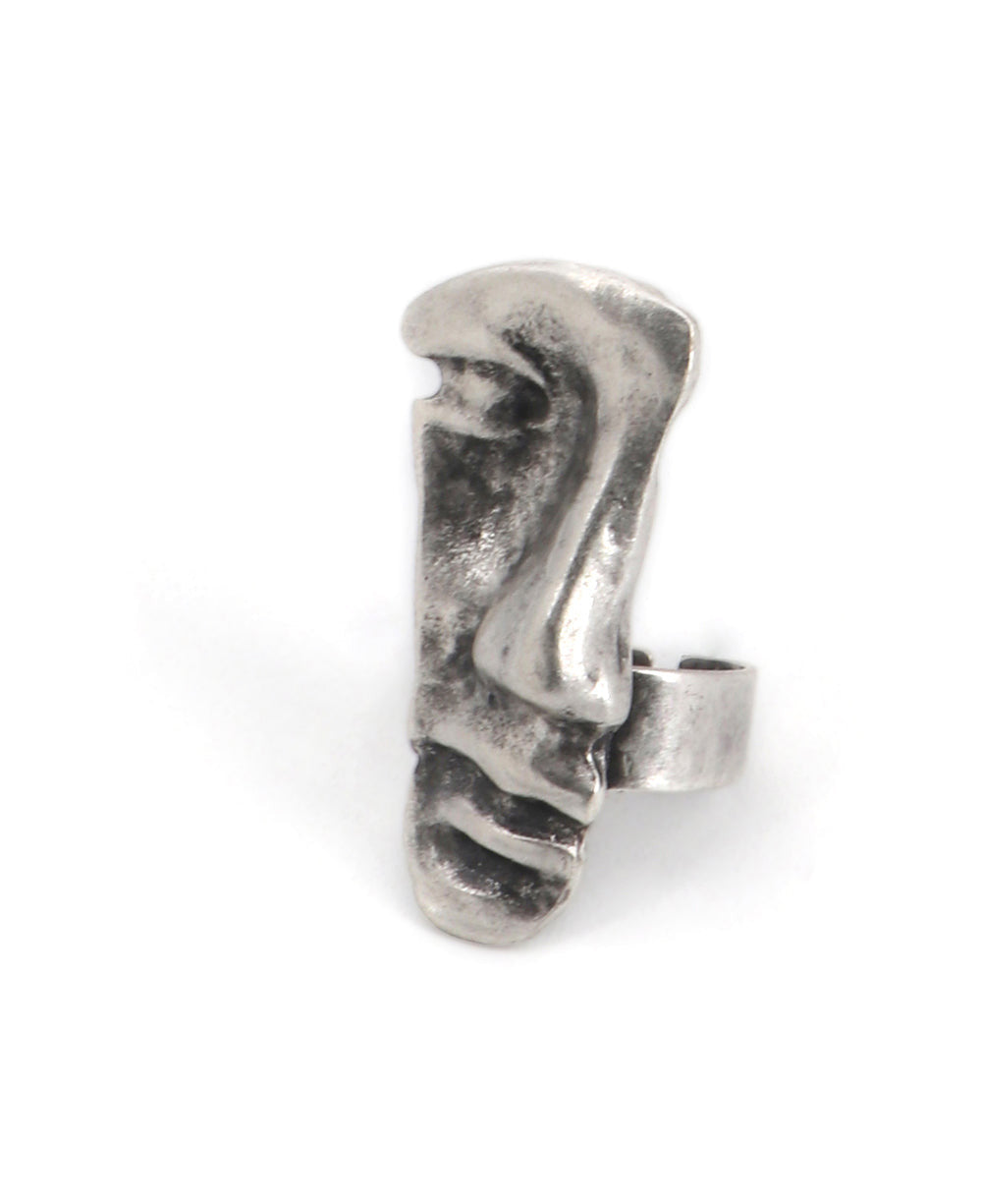 Face-in-Profile Sculptural Ring