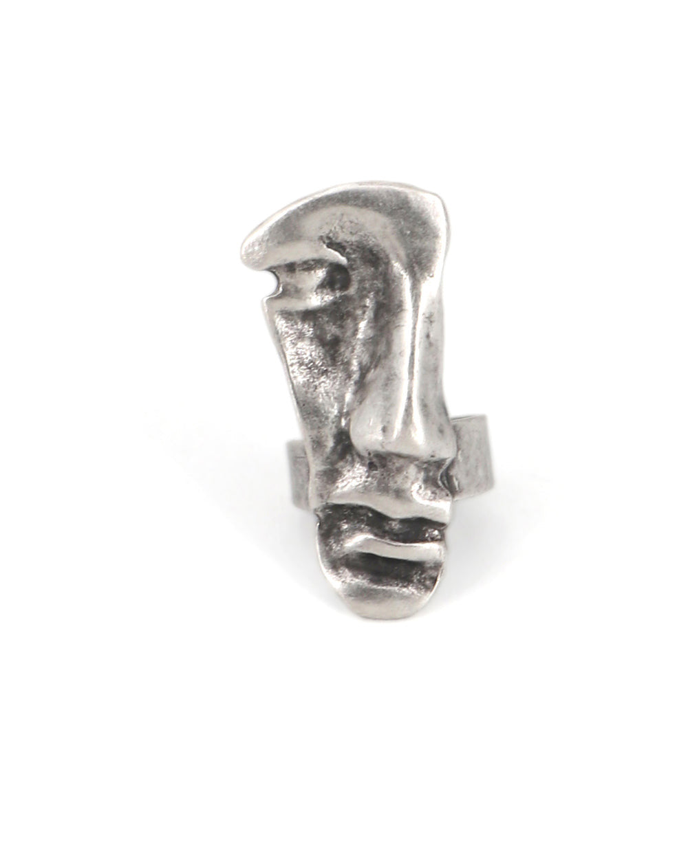 Face-in-Profile Sculptural Ring