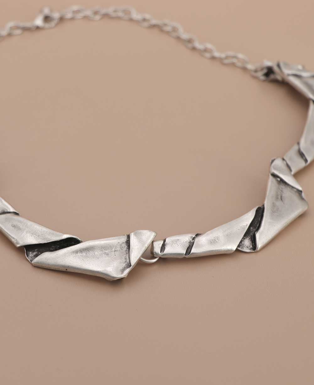 Paper-Fold Collar Necklace