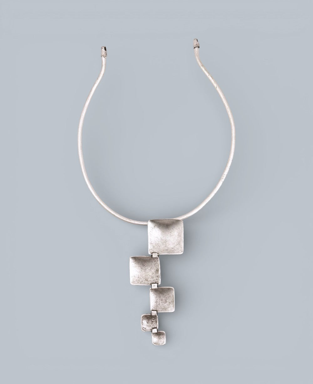 Cascading Square Collar Necklace