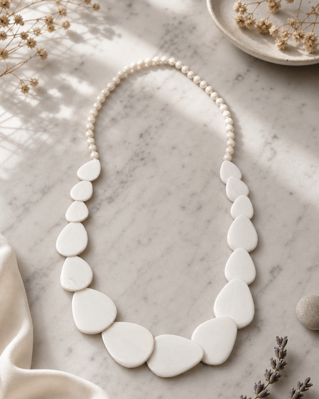 Graduated Guitar-Pick Disc Necklace