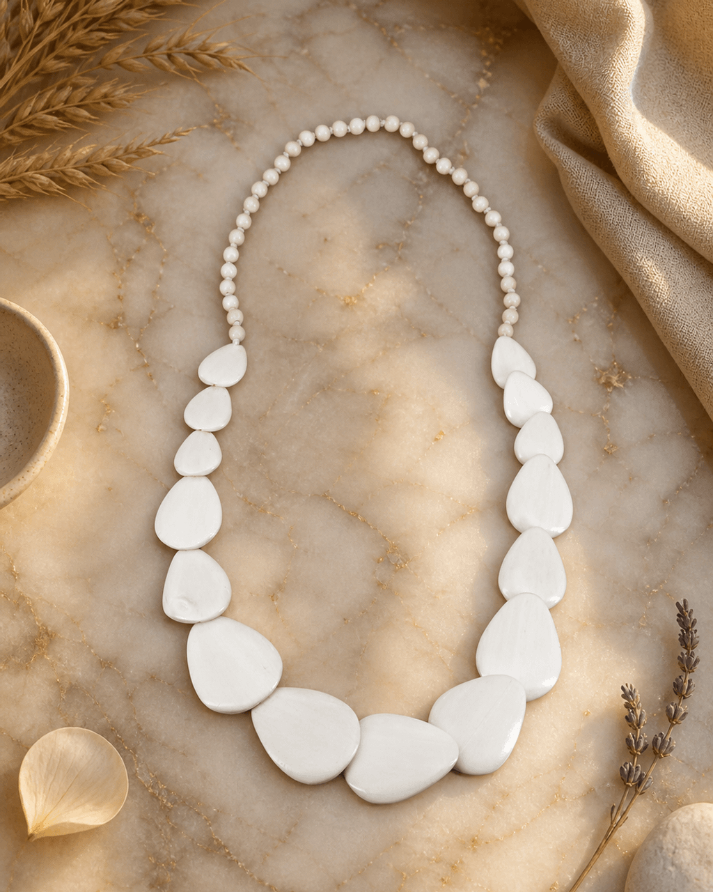 Graduated Guitar-Pick Disc Necklace
